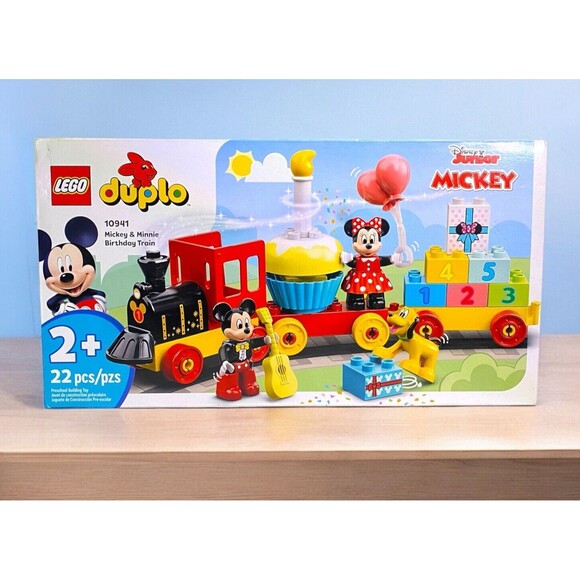 LEGO DUPLO ǀ Disney Mickey & Minnie Birthday Train 10941 Building Toy (22 Piece… - Picture 1 of 7